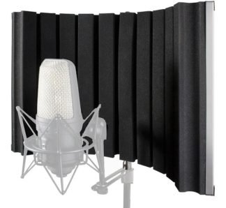 Escudo Acústico Plegable Cad As22 Acero Inoxidable Con Espuma Para Grabación