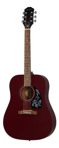 Guitarra Acústica EpiPhone Starling Color Wine Red Vino Tinto Diestro Laurel De La India