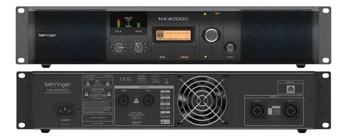 Behringer Nx3000d Potencia Digital Liviana 2 X 900 Watts 4 O