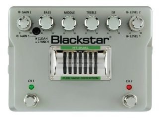 Pedal Analógico Blackstar Ht Dual Guitarra Distorsión Cabezal Gris