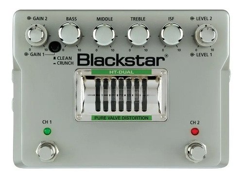 Pedal Analógico Blackstar Ht Dual Guitarra Distorsión Cabezal Gris
