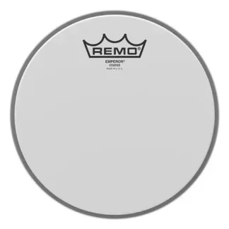 Remo Emperor Coated 14 Parche Arenado Doble Capa Bateria