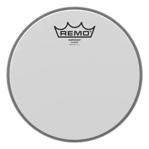 Remo Emperor Coated 14 Parche Arenado Doble Capa Bateria