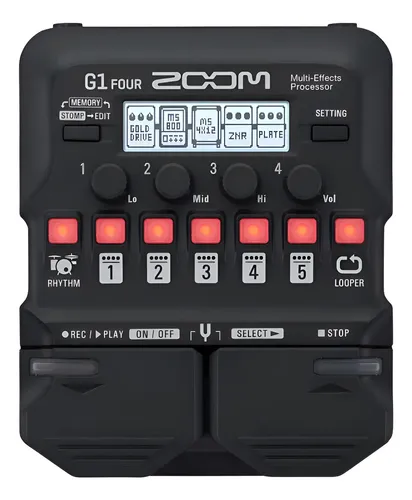 Zoom G1 Four Pedalera Multiefecto Guitarra Usb Looper