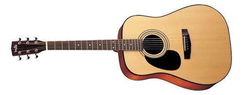 Cort Ad810 Zurda Guitarra Acustica Cuerdas Acero Funda