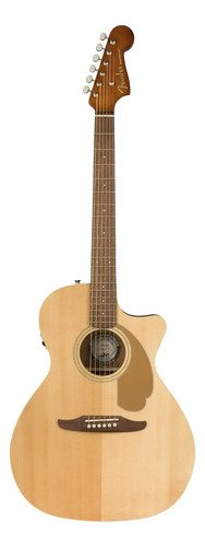 Guitarra Electroacústica Fender Newporter Player Natural Diestro Walnut Nogal
