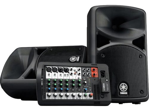 Sistema De Sonido Yamaha Stagepas 400bt 360w Rms Mixer Bafle Negro