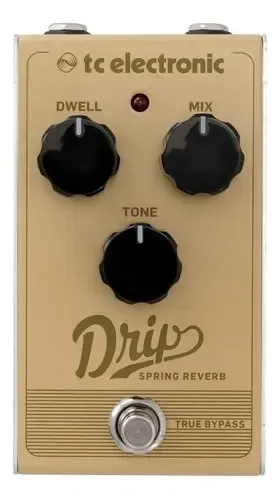 Pedal Reverb Guitarra Tc Electronic Drip Spring Reverb Color Café