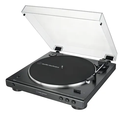 Bandeja Para Dj Audio-technica At-lp60xbt-bk Color Negro