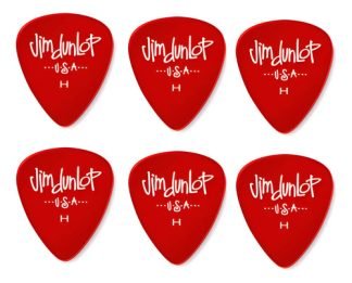 Jim Dunlop 486rhv Heavy Red Gels 0.96 Pack 6 Puas