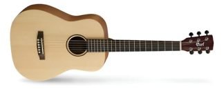 Cort Earth Mini Guitarra Acustica 3/4 Viaje Con Funda