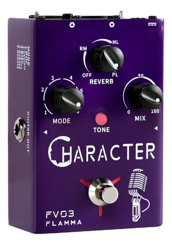 Flamma Fv03 Pedal Modular De Voz Con Reverb