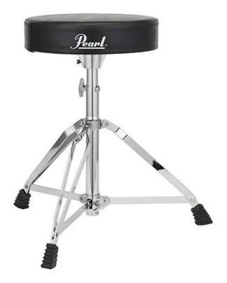 Pearl D50 Banqueta Circular Bateria Cuerina Pata Doble