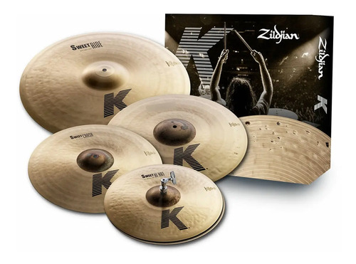 Zildjian Ks5791 Set Sweet Hihat 15 Crash 17 Crash 19 Ride 21