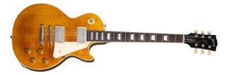 Gibson Les Paul Standard 50s Figured Honey Amber Made In Usa Material Del Diapasón Palo De Rosa Orientación De La Mano Diestro