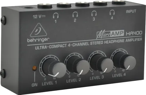Preamplificador Behringer Ha400 Phono De 4 Canales