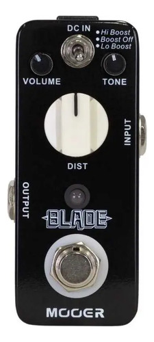 Mooer Blade Pedal De Distorsión Metal Color Negro