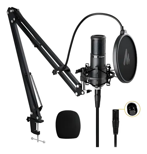 Maono Au Pm320s Kit Microfono Condenser Xlr Con Acc