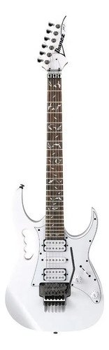 Guitarra Eléctrica Diestro Ibanez Pia/jem/uv Jemjr Super Strato Acabado Brillante White Jatobá
