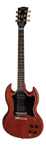 Guitarra Eléctrica Gibson Sg Tribute 2018 Caoba Vintage Cherry Humbucker Diestro Vintage Cherry Satin Palo De Rosa