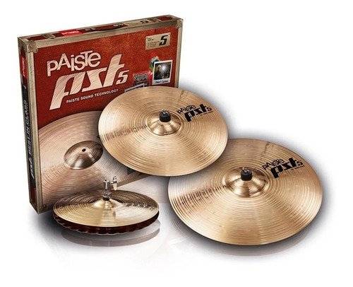 Set Platillos Paiste Pst5 Rock 14/16/20 Pulgadas B8 Hit Hats