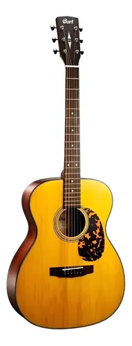 Guitarra Electroacústica Cort L300vf Luce Diestros Brillante Natural Abeto Diestro Ovangkol