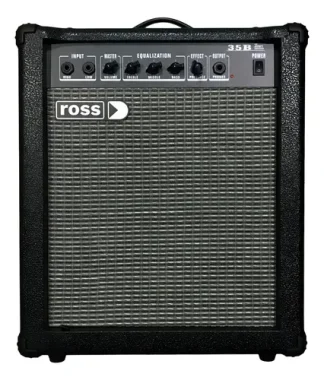 Amplificador Ross B35 Bajo 35w Combo Transistor 2 Canales Negro