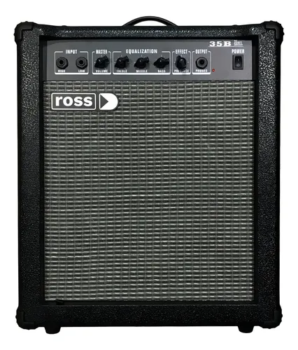 Amplificador Ross B35 Bajo 35w Combo Transistor 2 Canales Negro