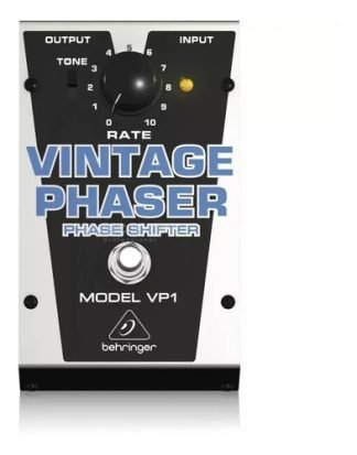 Pedal Efecto Guitarra Behringer Vp1 Vintage Phaser Negro