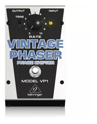 Pedal Efecto Guitarra Behringer Vp1 Vintage Phaser Negro