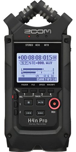 Zoom H4n Grabador Portatil Stereo Mic Condenser 2 Entradas