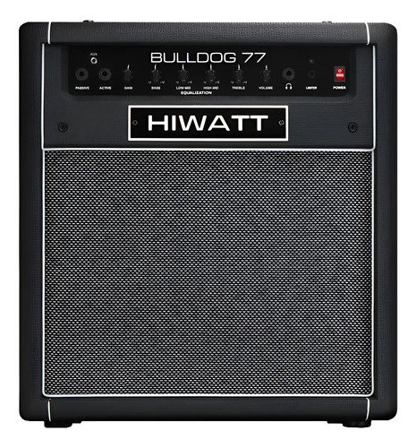 Hiwatt Bulldog 77 Combo Amplificador De 77w Para Bajo Negro