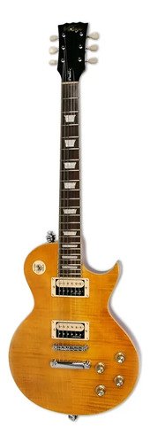 Guitarra Eléctrica Zurdo Vintage Reissued Caoba Flamed Amber Lignum Rosa