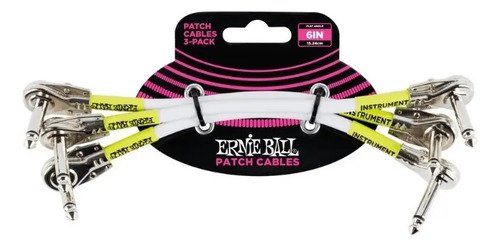 Pack X 3 Cable Patch Interpedal Ernie Ball 6052 15