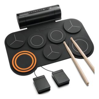 Donner Juego De Batería Electrónica, 7 Almohadillas Eléc. Color Ded-20