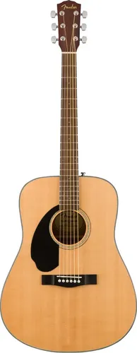 Guitarra Acústica Fender Classic Design Cd-60s Lh Zurdos Natural Zurdo Nogal