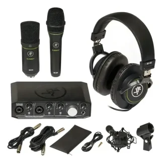 Mackie Producer Bundle Kit Grabación Home Studio 192khz 24bit Usb Negro