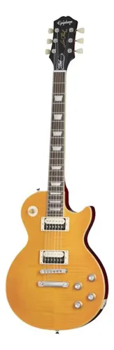 Guitarra Eléctrica EpiPhone Les Paul Standard Slash Caoba Appetite Burst Diestro Laurel De La India