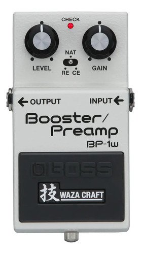 Boss Bp-1w Booster Pedal Compacto Waza Craft P/guitarra Blanco