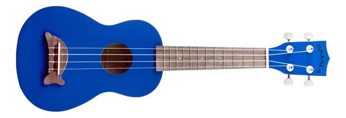 Ukelele Acústico Soprano Kala Makala Mk-sd Azul Metálico Mate Metallic Blue
