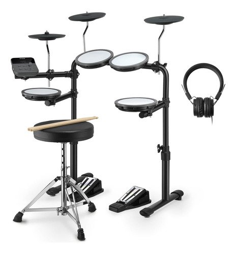Donner Ded-70 Batería Eléctrica 4 Pads Ews Black