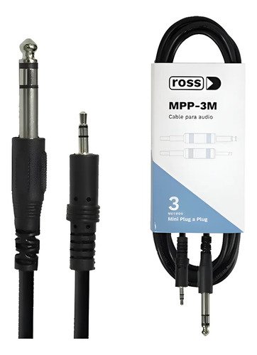 Ross Cable Plug Stereo A Mini Plug Stereo 3 Metros