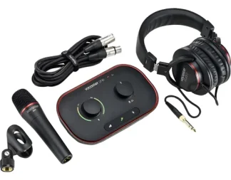 Focusrite Vocaster One Studio Interfaz Microfono Auriculares