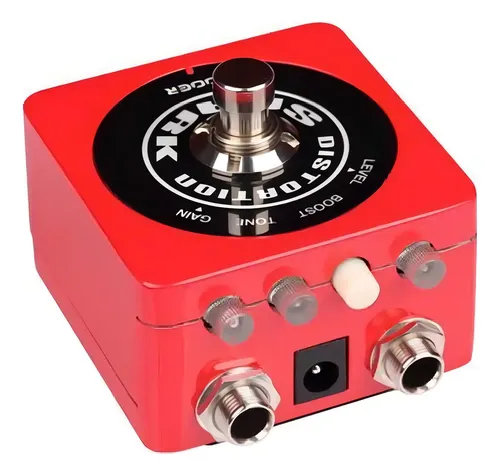 Pedal Distorsión Mooer Spark Distort Para Guitarra Eléctrica 9v Negro