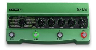 Pedal Delay Line 6 Dl4 Mkii 15 Modelos Hx Midi/xlr Mic Color Verde