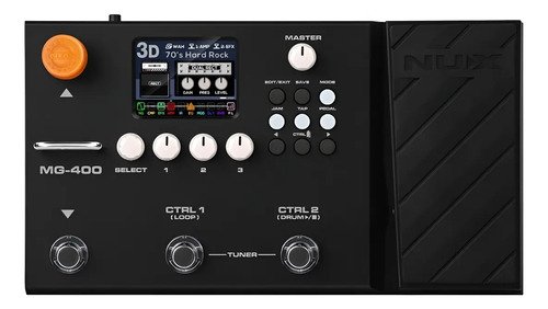 Nux Mg400 Pedalera Multi Efecto Para Guitarra Bajo Looper