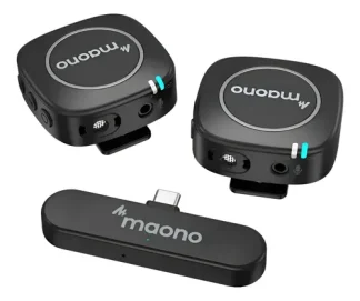 Maono Wm820 A2 Microfono Inalambrico Doble Transmisor