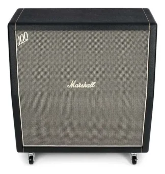 Gabinete Marshall 1960ahw En Angulo De 120w Made In Uk Color Negro