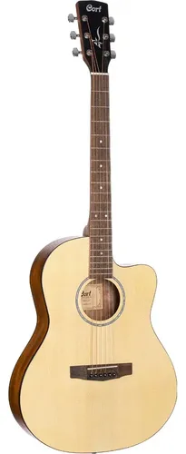 Cort Jade1 Guitarra Acustica Media Caja Corte Color Natural Poro Abierto Diestro