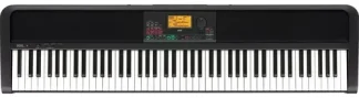 Piano Digital Korg Xe20 88 Teclas Acción Martillo Y Acompañamiento Negro